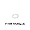 P10511 WASHER PLASTIC WC32QA 32 ID x 54 