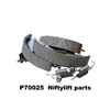 P70025 BRAKE SHOES (SET OF 4) 